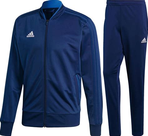 adidas blauw wit joggingspak heren|adidas trainingspak mannen.